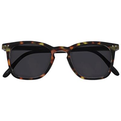 OPULIZE Bex Reading Sunglasses Iconic Large Square Designer Frame Spring Hinges Scratch Resistant Tinted Lens UV400 Protection Matt Brown Tortoishell Matt Black Arms Mens Womens S64-2 +2.50