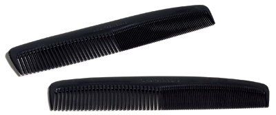 GF Health 1771B Lot de 144 peignes en plastique Noir Taille M 17,8 cm