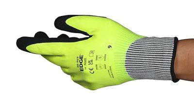 Ansell Edge 48-969 Guanti di sicurezza da lavoro, Protezione meccanica, taglia 10 (XL), Giallo (12 Paia)