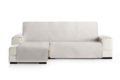 Eysa-fodral, polyester, C/0 Ecru-Mink, schäslongel 290 cm. Lämplig för soffor från 300 till 350 cm