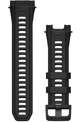 Garmin Instinct 3, cinturino di ricambio per smartwatch da 50 mm, accessorio originale, nero, Nero, misura unica, Moderno