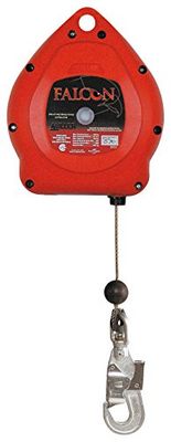 Honeywell Miller 1031447 PSS Falcon+ reddingslijn, ECO, verzinkt, 10 m lang, met klikhaak op draaikoppeling en opening voor valindicator, 19 mm