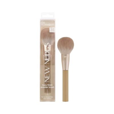 Real Techniques New Nudes Hazy Finish Powder Brush, 1 Count