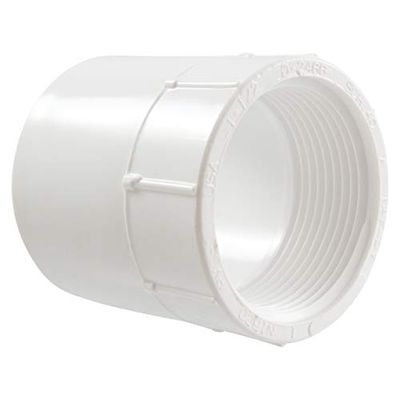 NIBCO Adaptador de tubería de PVC serie 435, adaptador, calendario 40, deslizamiento de 1-1/2 pulgadas x NPT hembra