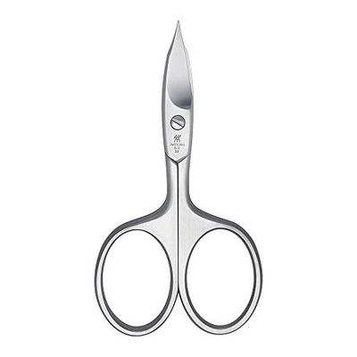 ZWILLING Tesouras combinadas para unhas (tesouras para unhas e cutículas, ponta curva e ponta fina para um corte preciso), premium, prata, 90 mm