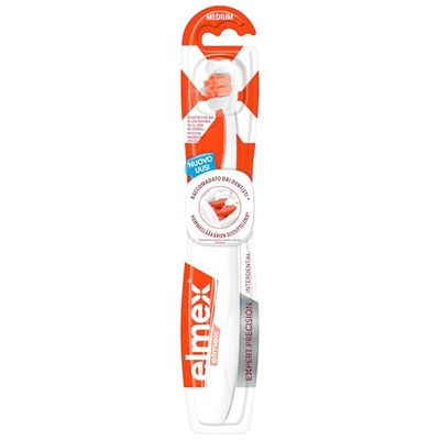 elmex spazzolino manuale Expert Precision Interdental| Spazzolino interdentale| Preciso e profondo | Rimuove la placca batterica tra i denti| Pulizia efficace e delicata