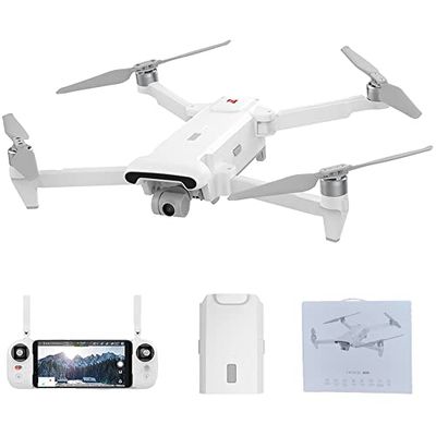 FIMI X8SE 2022 V2 Drones con Cámara EIS 4K HD, 10km Distancia Control, 3 Ejes Cardán, GPS Retorno Inteligente, 35mins Duracion Del Vuelo, Profesional FPV Quadcopter RC Drone (2 Pilas+Altavoces)