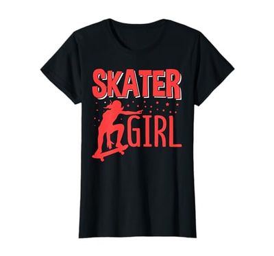 Skater Girl - Fantastico design da skateboard Maglietta