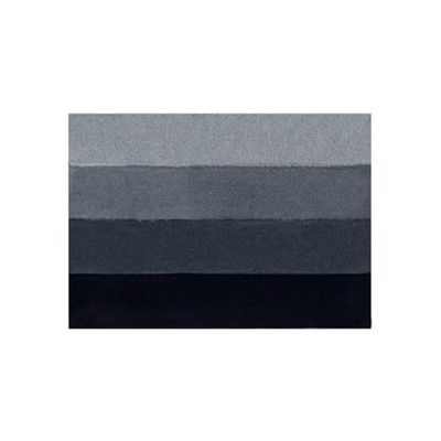 Spirella Tappetino da Bagno Tappetino da Doccia „Four“ Tappeto a Righe Pelo Lungo 25 mm Morbido Antiscivolo Utilizzo con Riscaldamento a Pavimento rapido 55x65 cm Grigio