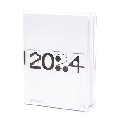 BEYOU 23/24 dagboek extra wit Easy