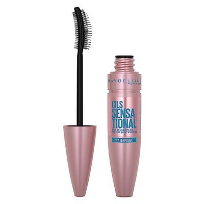 Rímel Gemey Maybelline de cor preta, resistente à água