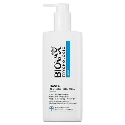 L`biotica Biovax Trychologic Pellicules masque pour cheveux et cuir chevelu 200 ml