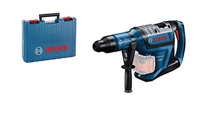 Bosch Professional BITURBO Martello perforatore a batteria GBH 18V-45 C (energia d'impatto: 12,5 Joule, mod. connettività + velocità preimpostabili, batteria e caricabatteria non incl., in valigetta)