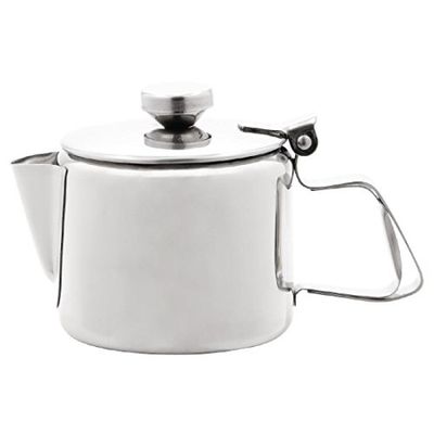 Olympia P964 Concorde dzbanek do herbaty ze stali nierdzewnej 290 ml 295 ml zaparzacz, srebrny