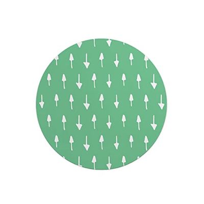 Questo Casa, Round Digital Printed Mouse Pad, Non-Slip Base, for Office and Home, Diameter:22cm