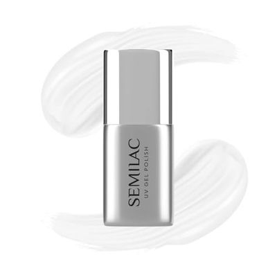 Semilac Top Coat No Wipe UV Gel Polish - Blötläggning Salong Kvalitet Manikyr, Långvarig Ingen Torkning Topp Rock, Sprickbeständig Lätt Att Applicera (Blinkande Koppar Och Guld, 7