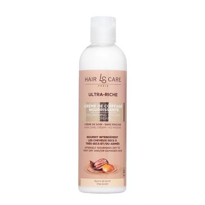 LAURA SIM'S - Crème de coiffage Nourrissant au Beurre de Karité - Hydrate & Protège les Cheveux Secs Frisés Crépus Défrisés - Soin Cheveux Actifs Naturel Ultra Nourrissant - Sans Paraben - 200 ml