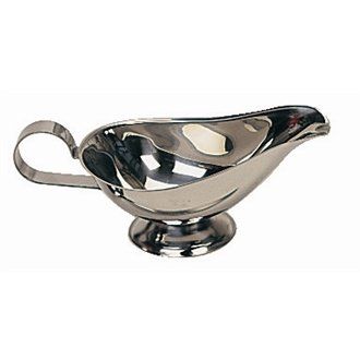 Stalwart J048 Sauce Boat, 275 mL, 9.7 oz., Polished Stainless Steel