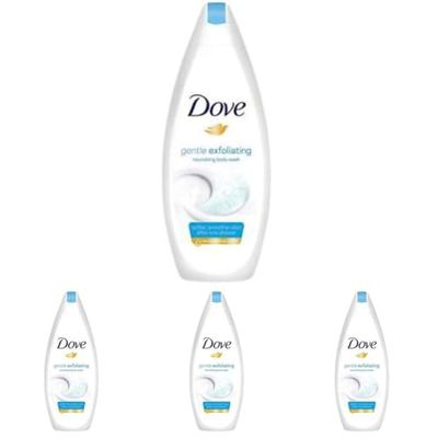 Dove Advanced Care Gel de Ducha Exfoliante Suave Minerales Exfoliantes 400ml (Paquete de 4)