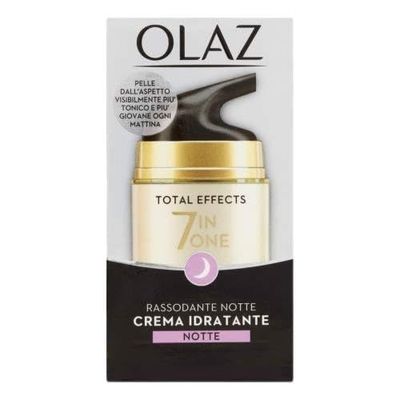 Olaz Set 4 Total Effects Notte RASSODANTE 50 Ml. Cura del Viso, Multicolore, Unica