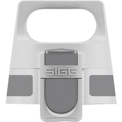 SIGG WMB One topdop (één maat), reserveonderdelen voor SIGG drinkflessen, bedienbaar met één hand, lekvrije dop met siliconen afdichting, synthetisch, antraciet
