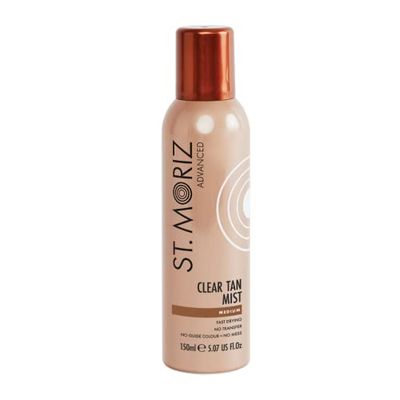 St Moriz Advanced Spray bronzeado numa lata, secagem rápida, vegano, bronzeado falso, médio (150 ml)