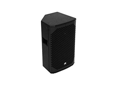 OMNITRONIC AZX-210 2-Way Top 200 W Passive 2-Way Speaker Box with 10 Inch Woofer, 1 Inch Driver and 200 W RMS, Sturdy MDF Housing with Protective Grille and Carry Handles