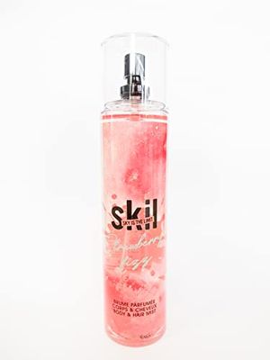 SKIL - Damparfymerad dis Strawberry Fizz - Milky Way Collection - vaniljjordgubbsdoft - sprayflaska 250 ml - tillverkad i Frankrike med fet