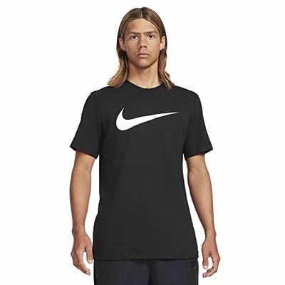 Nike M NSW Tee Icon Swoosh T-shirt, zwart/wit), 3XL Heren