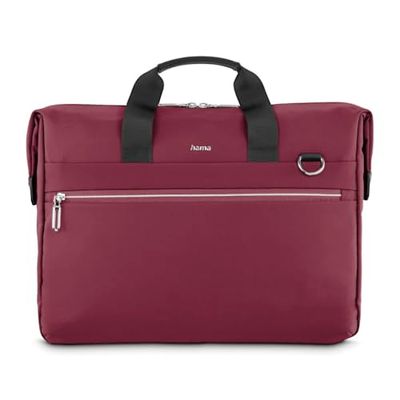 Hama Ultimate - Bolsa para portátil de 40 a 41 cm, acolchada, resistente al agua, elegante, con compartimento para tablet de 11 pulgadas, muchos compartimentos, correa para el hombro, correa para el