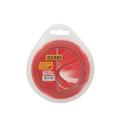 OZAKI - Bobine Fil Nylon Carré - Longueur 15m - Ø 1,35mm - Matières Vierges - Haute Durabilité - Excellente Tenue À L'Œillet