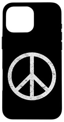 Peace Love Sign Custodia per iPhone 16 Pro Max