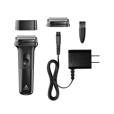 Andis 562711 inFORM Kit rasoio con lamina in titanio, batteria agli ioni di litio a lunga durata, rasatura liscia con filo/cordless, ricaricabile, nero