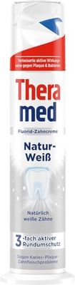 Theramed Distributeur de dentifrice Blanc naturel 100 ml