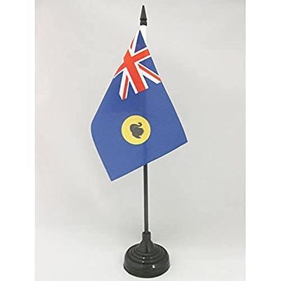 AZ FLAG Drapeau de Table Australie-Occidentale 15x10cm - Petit Drapeaux DE Bureau Australien - Australie 10 x 15 cm