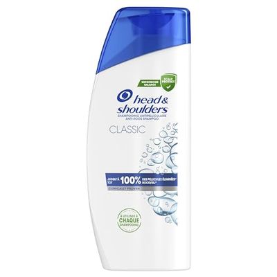 Head & Shoulders Classic Shampoing Antipelliculaire 95ml, Usage Quotidien, Jusqu'à 100% des Pellicules Éliminées, Cliniquement Prouvé, tous Types de Cheveux et de Cuir Chevelu