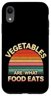 Vegetables Are What Food Eats Scherzo del carnivoro |----- Custodia per iPhone XR