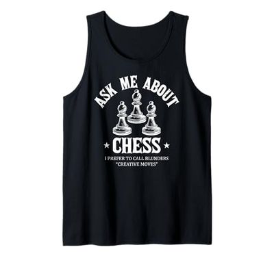 Divertente Chiedimi informazioni su Chess I Mosse creative Canotta