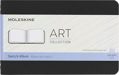 Moleskine Art Plus Album da Disegno, Tascabile, Nero