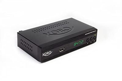 Xoro HRT 7624 Full HD HEVC DVBT/T2 Receiver (HDTV, HDMI, SCART, PVR Ready + Media Player, USB 2.0, LAN, 2-in-1 RC) zwart