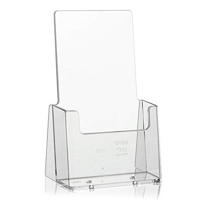 Taymar DIN largo soportes para folletos (DL) Transparente (paquete de 80)
