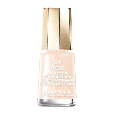 MAVALA - Mini cores rena 91 5 ml, esmalte de unhas pequeno, cor rosa claro, minimiza a vaporação, formulado com ingredientes selecionados, prático para transportar