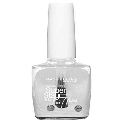 Maybelline New York Superstay 7 Days Smalto Effetto Gel, 25 Crystal Clear