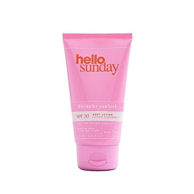 hello sunday | kroppsfuktighetskräm berikad med hyaluronsyra och aloe vera - solskyddsfaktor SPF 30, 50 ml