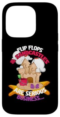 FLIP FLOPS AND SANDCASTLES ARE SERIOUS BUSINESS Custodia per iPhone 14 Pro
