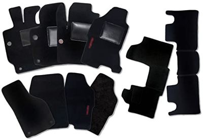 Set Tappetini realizzato per HONDA JAZZ anno dal 2003 al 2008 in Moquette automobilistica Made in Italy Made in Italy col NERO