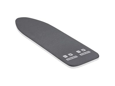 Leifheit Housse pour table à repasser noire Thermo Reflect S/M Black, housse de table à repasser rembourrée, housse pour planche à repasser avec surface max. 125 x 40 cm, pour fer à repasser à vapeur