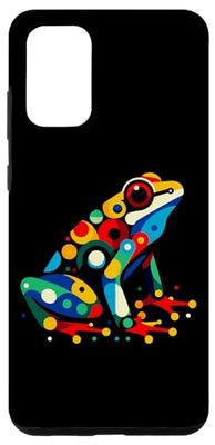 Galaxy S20+ Modern Geometric Minimalism Illustration Leopard Frog Art Case