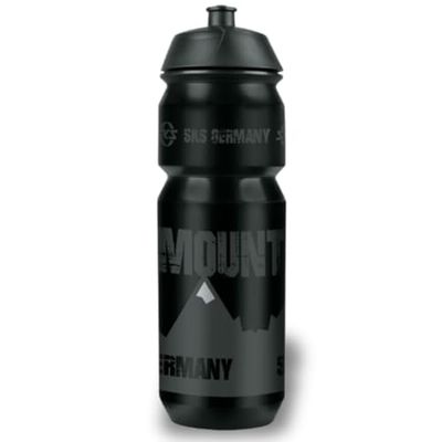 SKS GERMANY MOUNTAIN BOTTLE LARGE 750 ml drickflaska i mountainbikedesign (cykeltillbehör för alla vanliga flaskhållare, läckagesäker push-dragventil, ergonomisk form, avtagbart lock)