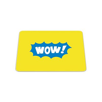 Bonamaison, Pop Art Digital Print Rectangle Mouse Mat, Non-slip Base, Office and Home, Size: 22x18cm